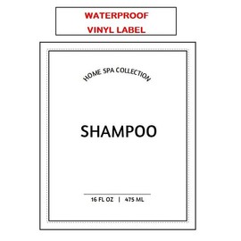 MountainLeaf 16 oz PET Plastic Slim (Cosmo) Round Pump Bottles with Printed Waterproof Labels of Shampoo, Conditioner and Body Wash - Set of 3 (Green Bottle with Black Pump)