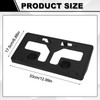 Front Bumper License Plate Bracket Black Compatible with Ford Escape