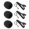 Lavalier Microphone Clip, 3PCS Metal Tie Clips with 3PCS Lapel