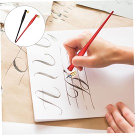 Operitacx 3sets Oblique Calligraphy Pen Holder Dip Pen Holder Ergonomic Grip 2pcs*3