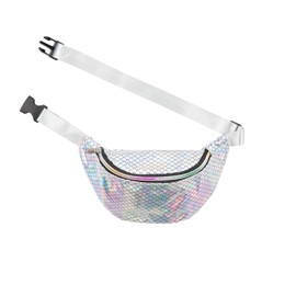 Mermaid Holographic Fanny Pack Holographic Money Festivals Belt Travel Pouch Bum Bag