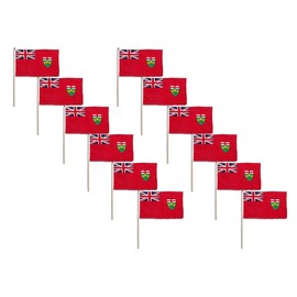 Online Stores Ontario 12in x 18in Flag - 3 PK