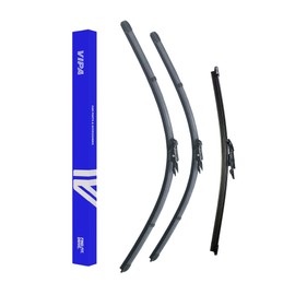 Premium Vipa Wiper Blade Set | fits: INFINITI QX30 SUV (Apr 2016 to Apr 2020) | All-Weather Performance | Durable, Streak-Free Windshield Wipers | Easy Installation