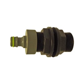 3/4"BSP IBC Tank/Waterbutt Connector+Range of Outlet Fittings (3/4"IBC+Hose CON)