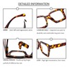 REAVEE 3 Pack Oprah Style Oversized Reading Glasses for Women