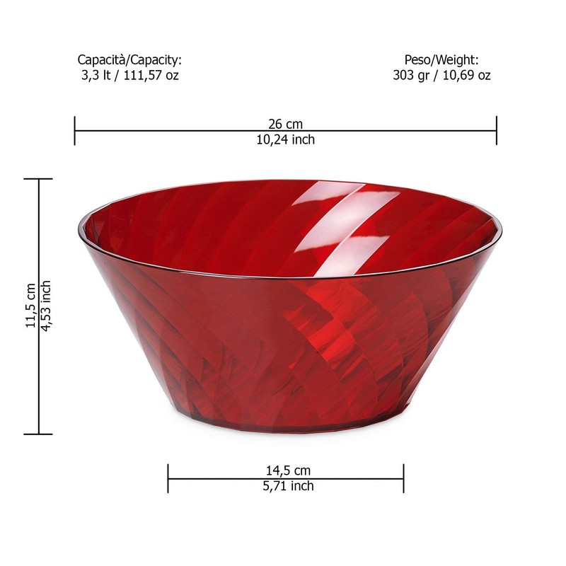 Omada Linea Diamond Design Bowl for Kitchen with Diamond Effect.