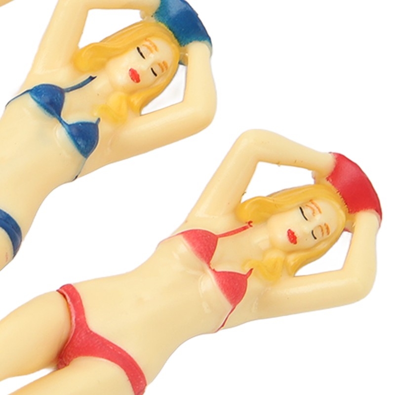 6PCS Funny Golf Tees Plastic Lady Bikini Girl Golf Tees