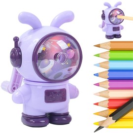 Sacapuntas Manivela Manual, Ajuste de Espesor de Dibujos Animados para Nios, Sacapuntas Manual Porttil para Nios,sacapuntas, Sacapuntas para nios,... 