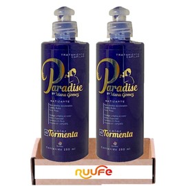 Matizantes Paradise By Manuela Gomez (2 Pack) Matizantes Tormenta Color cenizo By Manuela Gomez, Matizantes Tormenta, Mtizantes para el cabello, MatizanteTormenta Color cenizo