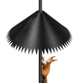 Squirrel Baffle for Birds Feeder Pole,19 Inch Squirrel Proof Bird Feeders,Baffle for Bird Feeder Pole,Chew-Proofs, Rust-Proof