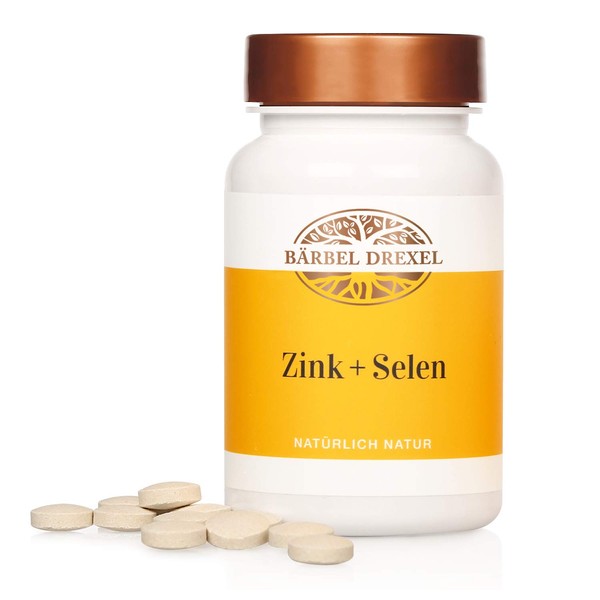 BÄRBEL DREXEL® Zinc + Selenium Capsules High Dose (Pack of 145) Unique Active Ingredient Combination, 100% Vegan Made in Germany, Zinc Glycinate, Skin Hair Nails Bone Immune System Strengthen,