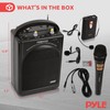 Pyle Portable PA Speaker & Microphone System - FM Stereo