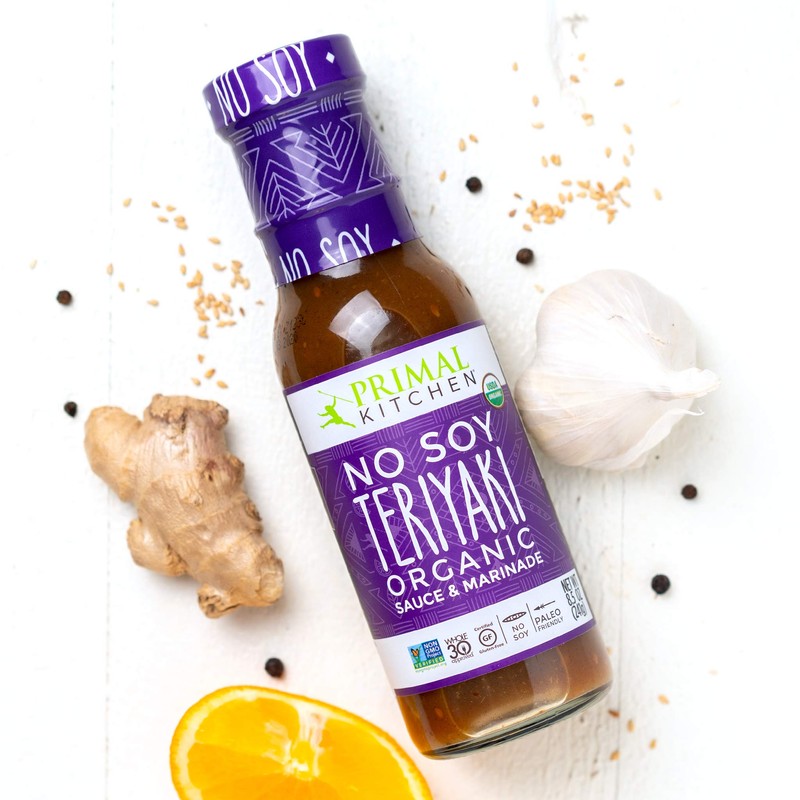 Primal Kitchen No Soy Teriyaki Sauce Variety 2-Pack, Made with