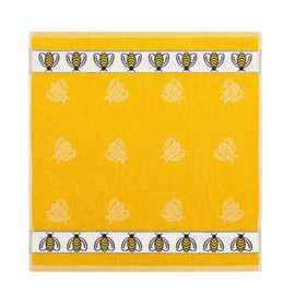 Kracht Terry Kitchen Towel Bees 50 x 50 cm Yellow