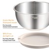 Wildone Mixing Bowls with Airtight Lids Set, 5PCS Stainless Steel