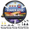 Soaker Hose 100 FT for Garden Beds, 1/2’’ Rubber Garden