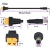 AAOTOKK DC 5.52.5mm to XT60 Adapter Cable Female XT60 Bullet