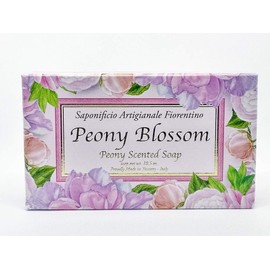 Saponificio Artigianale Fiorentino Peony Blossom Soap 300gr (10.5 oz) - Made in Italy