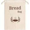 New Living Bread Bag Made of 100% Organic Linen, Extra