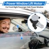 HEROFFIX Front Right Passenger Side Power Window Regulator Lift Motor