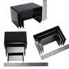 AUFIKR 2 Sets Clear Acrylic Display Risers, Showcase Shelf for