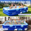 COBOPANDA 118" Extra Large Inflatable Pool, 0.35mm Double Thickened Blow