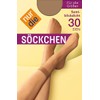 Nur Die Söckchen 30 DEN semi-blickdichte transparente Nylon Socken mit