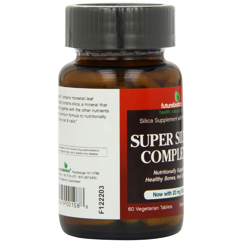 Futurebiotics Super Silica Complex, Veg-Tablets, 60-Count (Pack of 2)