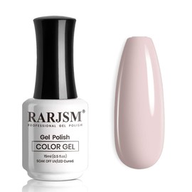 RARJSM Nude Gel Polish Opaque Pink Mavue Skin Tone Milky Gel Nail Polish 15ml 1 Piece Neutral Soak Off UV LED Cured Nail Gel Polish for Nail Art French Manicure Salon DIY Home