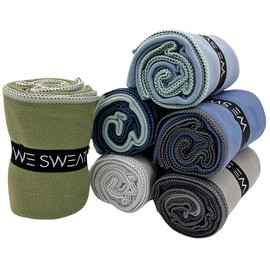 WESWEAT Microfiber Soft and Absorbent Gym Towels, Silver ION Odor-Free Absorbent Fiber, Fast Drying Men & Women Workout Gear for Body Sweat, Working Out, Towels, Sports Exercise Fitness Gear