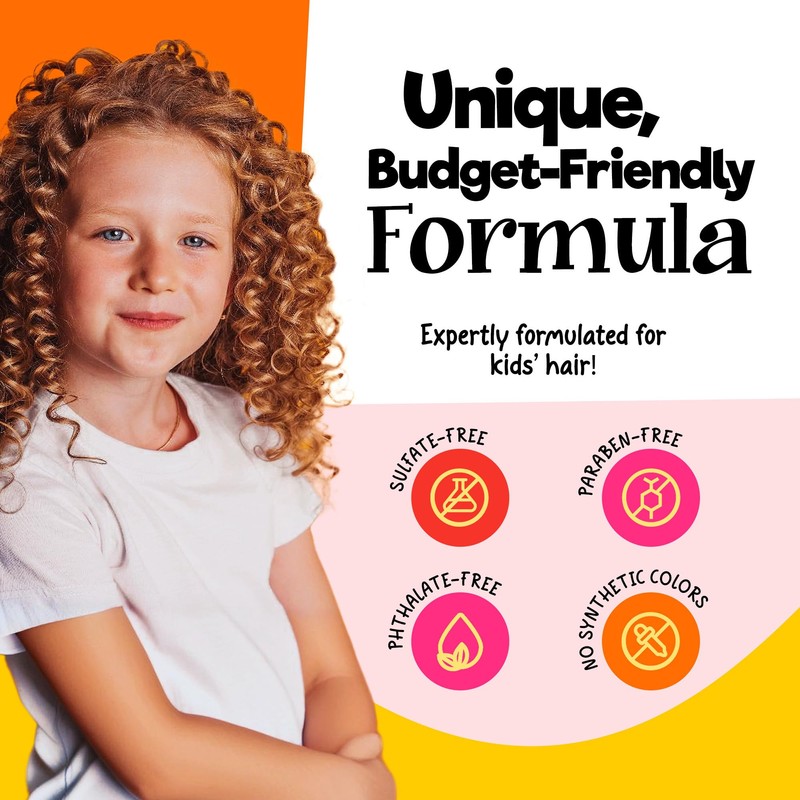 CurlyKids Curl Defining Lotion – Lightweight Creamy Hair Lotion for