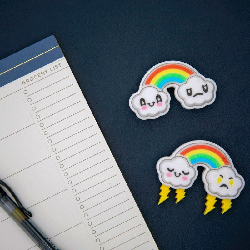 Fidget Clickers - Desktop Fidgets - Collectible Figurines with Swappable