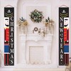 Merry Christmas Banners, Nutcracker Christmas Banner for Door Porch Christmas