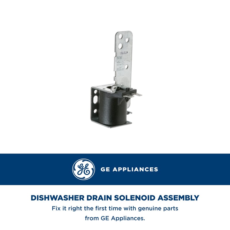 GE WD21X10268 Genuine OEM Drain Solenoid Assembly for GE Dishwashers