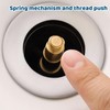 Tub Drain Stopper, 2 Pack Bathroom Sink Stopper Replacement, Universal