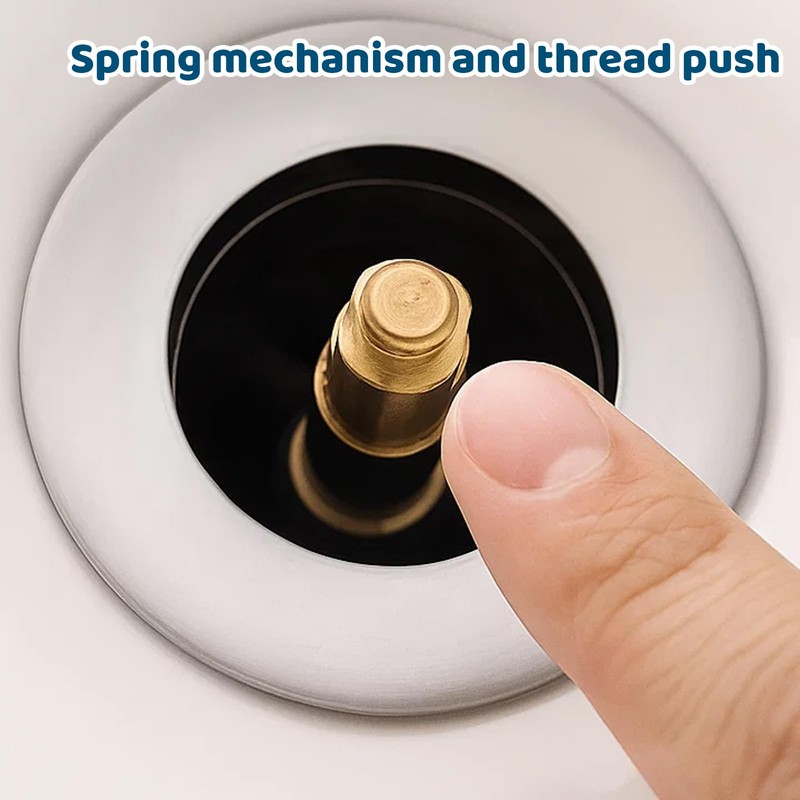 Tub Drain Stopper, 2 Pack Bathroom Sink Stopper Replacement, Universal