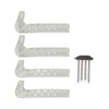 2 Pairs Skate Guards Portable Ice Skate Blade Covers Adjustable
