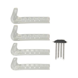 2 Pairs Skate Guards Portable Ice Skate Blade Covers Adjustable Ice Skate Blade Protector for Hockey Skates Figure Skates Ice Skates Translucent