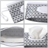 FEBSNOW 4 Pack Baby Wipe Dispenser, Portable Refillable Wipe Holder,