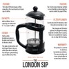 The London Sip French Press Immersion Brewer Coffee Maker with