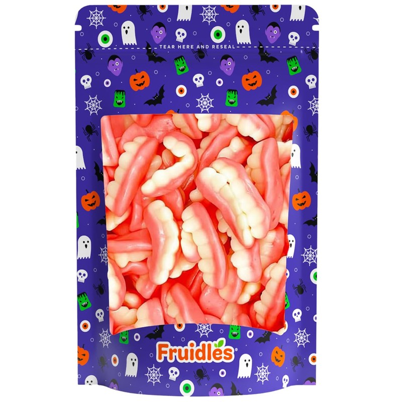 Fruidles Gummi Teeth Candy, Delicious Fruit Flavors Gummies (4.4 Pounds)
