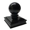 3" x 3" Aluminium Ball Top Post Cap for Metal