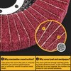 Sbestily 10Pcs 120 & 240 Grit Scour Flap Disc 4