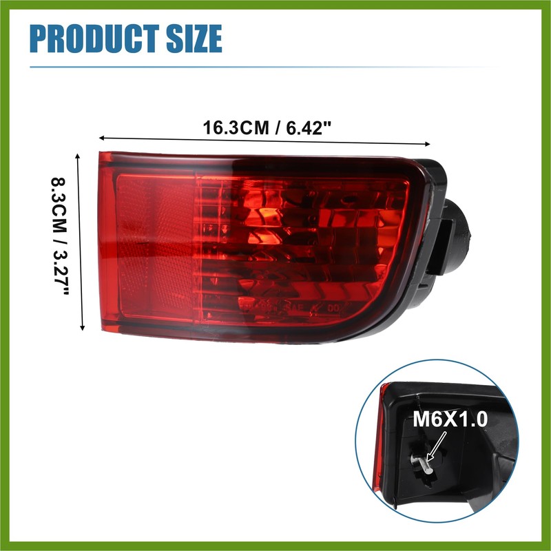 HOPESPANNER Rear Right Side Bumper Reflector Light Lamp for Toyota