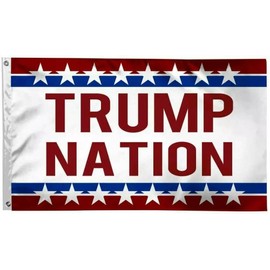 4X6 FT TRUMP NATION 2024 AMERICA American MAGA Nation Flag Brass Grommets USA