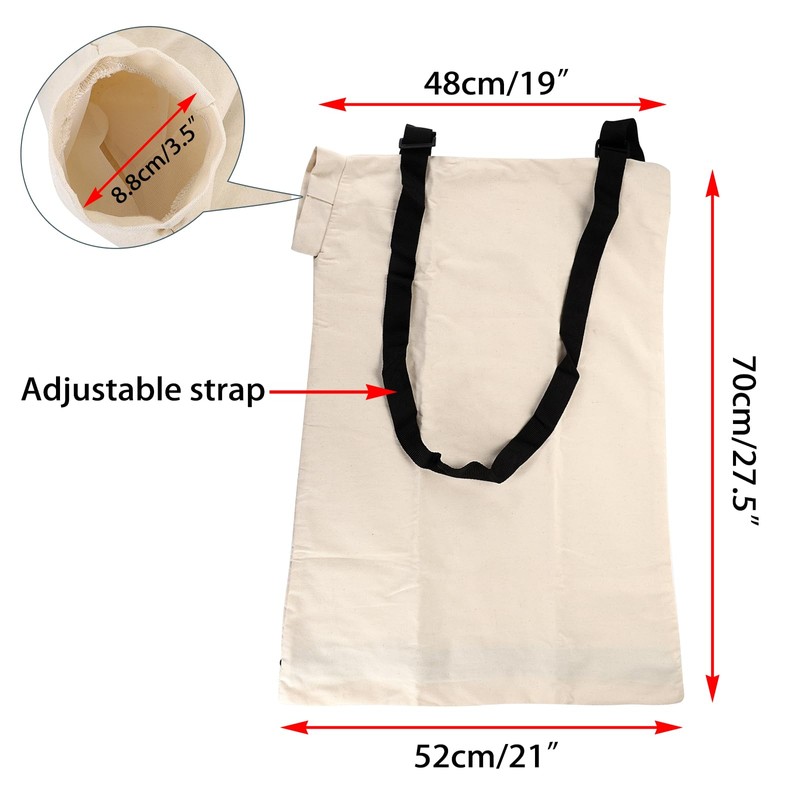 IGNPION Universal Leaf Vacuum Blower Bag with Shoulder, 90L Large