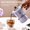Bincoo Espresso Maker Stovetop - 2 Cup/120ML Small Stove Top