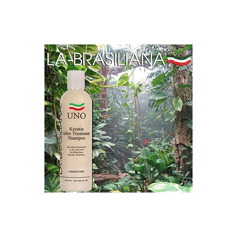 La-Brasiliana Uno Keratin and Collagen Shampoo, 16 fl.oz.