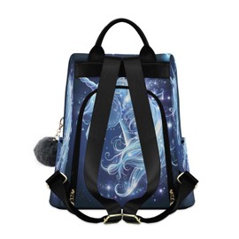 ALAZA Unicorn Surrounded by Magic Backpack Purse for Women Anti Theft Travel Bag Fashion Back Pack Shoulder Bag Handbag