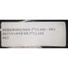 U.S. Navy Petty Officer 3rd Class PERSONNELMAN Large Chevron COLOR